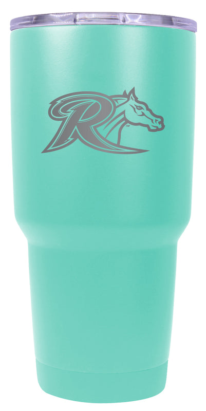 Rider University Broncs 24 oz Engraved Insulated Stainless Steel Tumbler Seafoam Officially Licensed 2-Pack