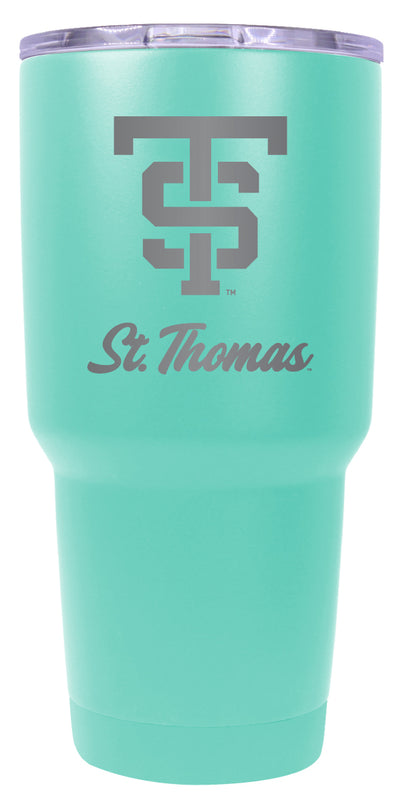 University of St. Thomas 24 oz Engraved Insulated Stainless Steel Tumbler Seafoam Officially Licensed Single