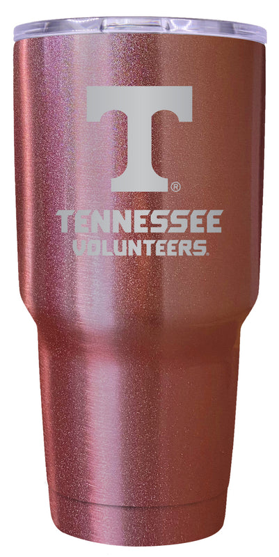 Tennessee Knoxville Volunteers 24 oz Engraved Insulated Stainless Steel Tumbler Rose Gold Officially Licensed Single