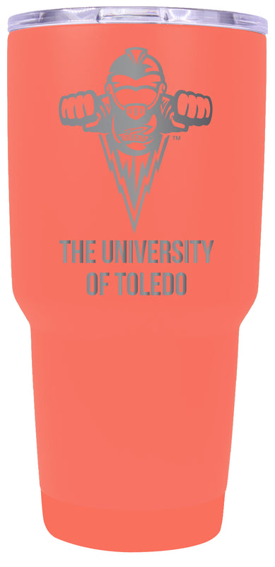 Toledo Rockets Premium Laser Engraved Tumbler - 24oz Stainless Steel Insulated Mug Choose Your Color.
