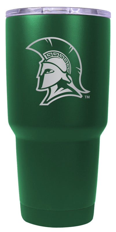 North Carolina Greensboro Spartans 24 oz Engraved Insulated Stainless Steel Tumbler Green Officially Licensed 2-Pack