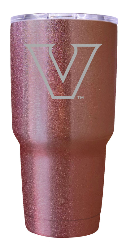 Vanderbilt University Premium Laser Engraved Tumbler - 24oz Stainless Steel Insulated Mug Rose Gold
