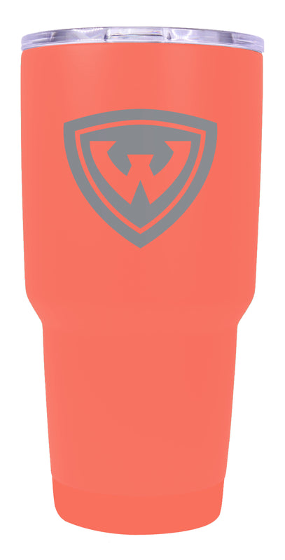 Wayne State 24 oz Insulated Tumbler Etched - Choose Your Color