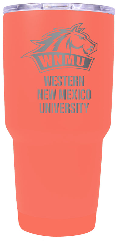 Western New Mexico University Premium Laser Engraved Tumbler - 24oz Stainless Steel Insulated Mug Choose Your Color.