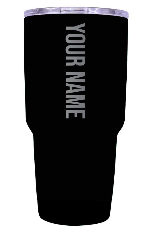 Customizable Laser Etched 24 oz Insulated Stainless Steel Tumbler Personalized with Custom Name or Message