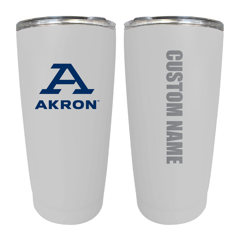 Akron Zips Customizable 16 oz Stainless Steel Insulated Tumbler Officially Licensed Collegiate Product 2-Pack