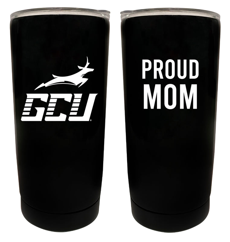 Grand Canyon University Lopes NCAA Insulated Tumbler - 16oz Stainless Steel Travel Mug Proud Mom Design Black