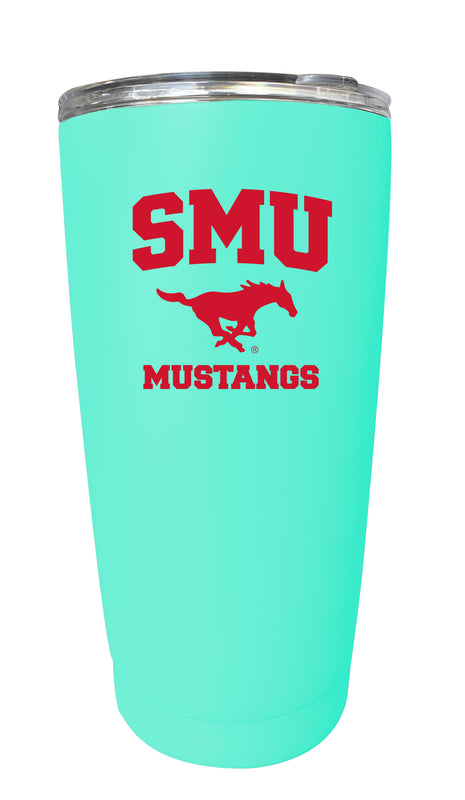 Southern Methodist University NCAA Insulated Tumbler - 16oz Stainless Steel Travel Mug Choose your Color