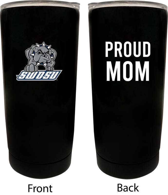 Southwestern Oklahoma State University NCAA Insulated Tumbler - 16oz Stainless Steel Travel Mug Proud Mom Design Black