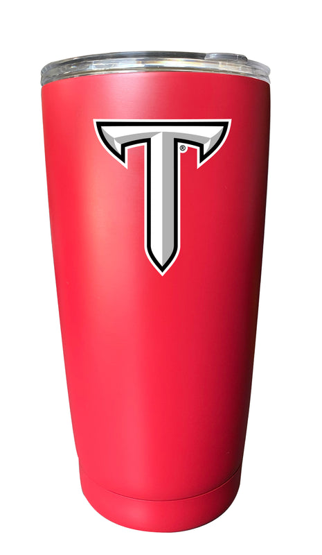 Troy University NCAA Insulated Tumbler - 16oz Stainless Steel Travel Mug Choose your Color