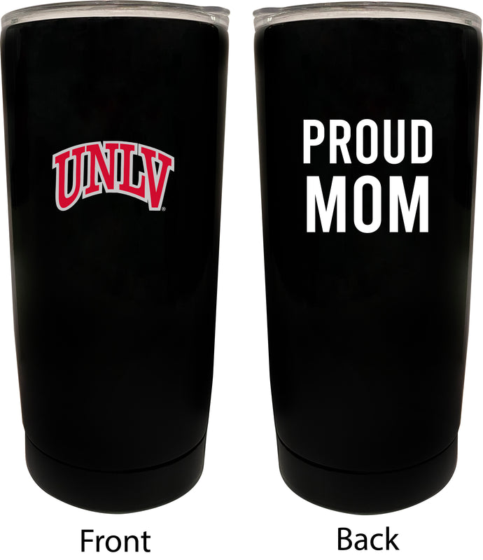 UNLV Rebels NCAA Insulated Tumbler - 16oz Stainless Steel Travel Mug Proud Mom Design Black