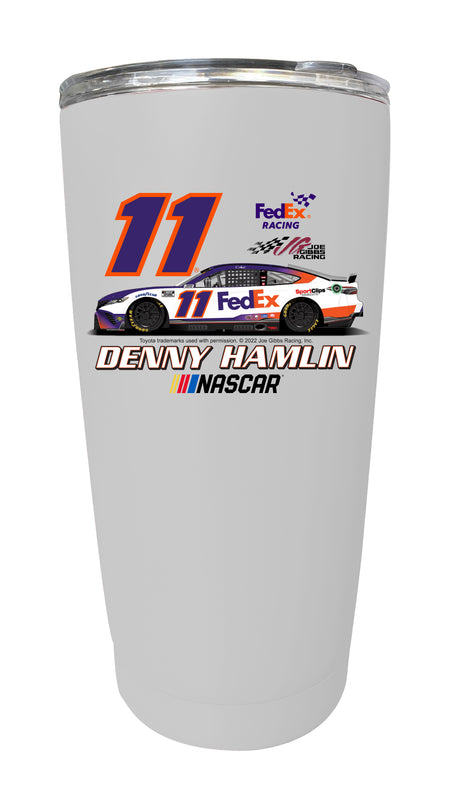 #11 Denny Hamlin Officially Licensed 16oz Stainless Steel Tumbler Car Design