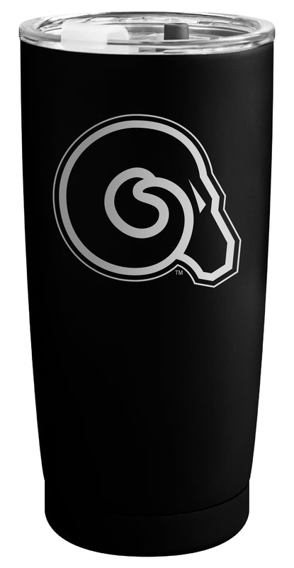 Albany State University Officially Licensed 16 oz Engraved Insulated Stainless Steel Tumbler Black