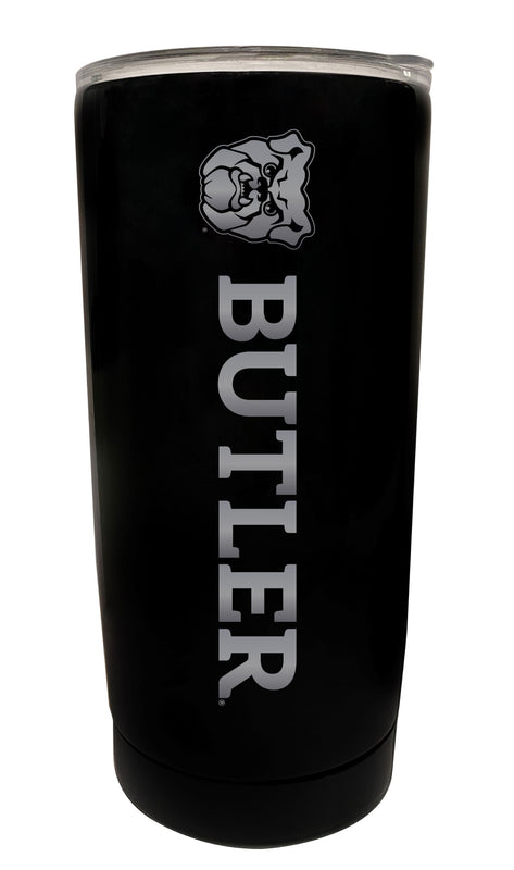 Butler Bulldogs NCAA Laser-Engraved Tumbler - 16oz Stainless Steel Insulated Mug Choose Your Color