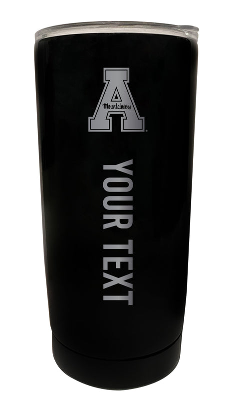 Appalachian State Customizable 16 oz Engraved Stainless Steel Insulated Tumbler Officially Licensed Collegiate Product
