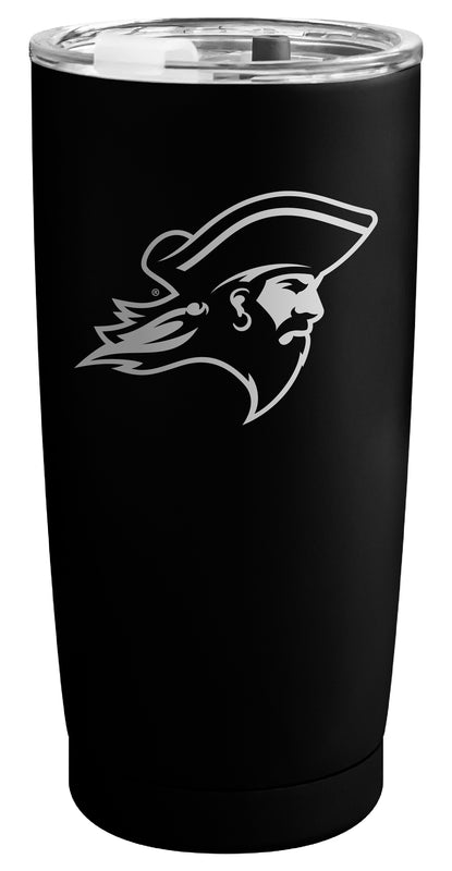 East Tennessee State University Officially Licensed 16 oz Engraved Insulated Stainless Steel Tumbler Black