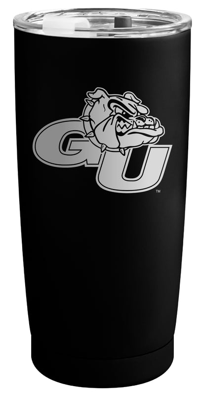 Gonzaga Bulldogs Officially Licensed 16 oz Engraved Insulated Stainless Steel Tumbler Black