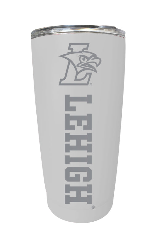 Lehigh University Mountain Hawks 16 oz Stainless Steel Etched Tumbler - Choose Your Color