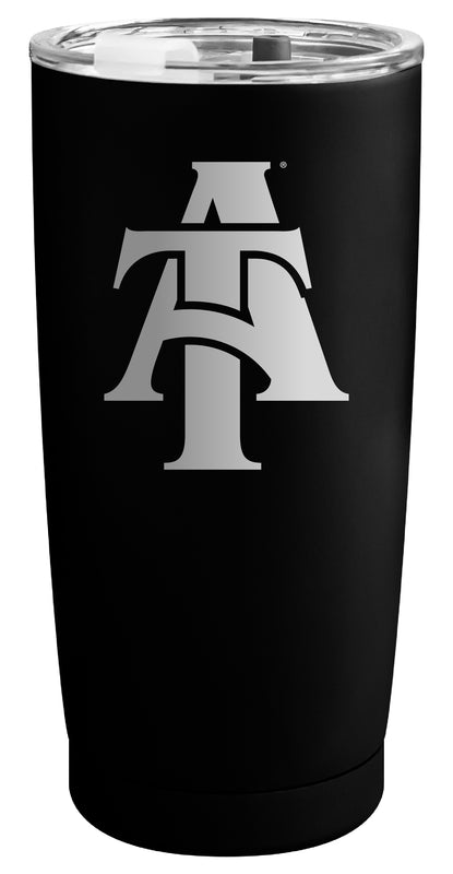 North Carolina A&T State Aggies Officially Licensed 16 oz Engraved Insulated Stainless Steel Tumbler Black