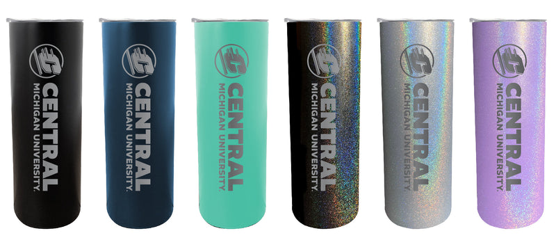 Central Michigan University NCAA Laser-Engraved Tumbler - 16oz Stainless Steel Insulated Mug