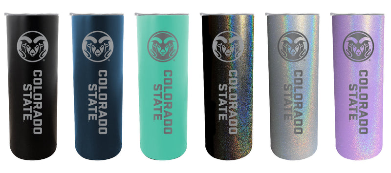 Colorado State Rams NCAA Laser-Engraved Tumbler - 16oz Stainless Steel Insulated Mug