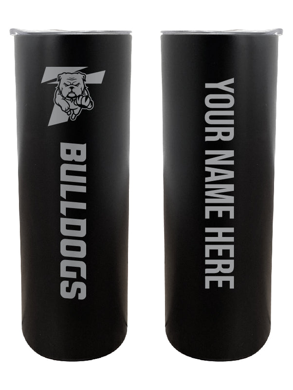 Truman State University Customizable 20 oz Engraved Insulated Skinny Tumbler Officially Licensed Collegiate Product Black