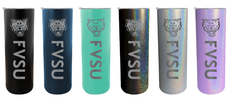 Fort Valley State University NCAA Laser-Engraved Tumbler - 16oz Stainless Steel Insulated Mug