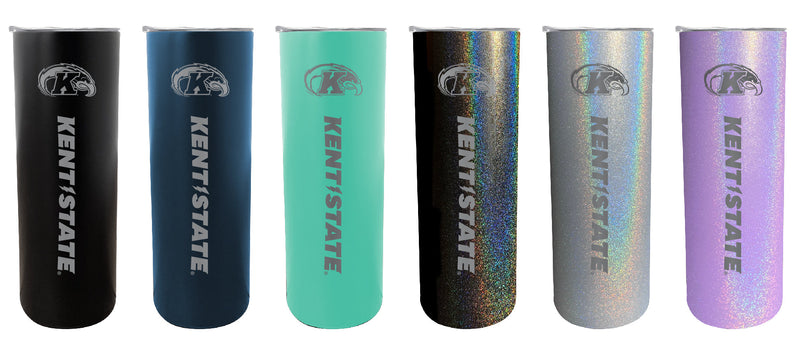 Kent State University NCAA Laser-Engraved Tumbler - 16oz Stainless Steel Insulated Mug