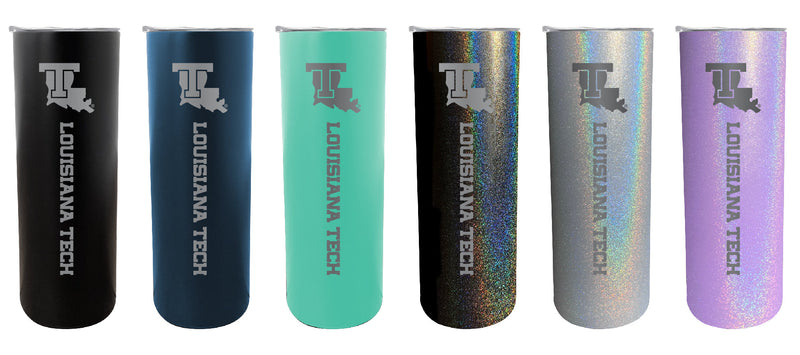 Louisiana Tech Bulldogs NCAA Laser-Engraved Tumbler - 16oz Stainless Steel Insulated Mug