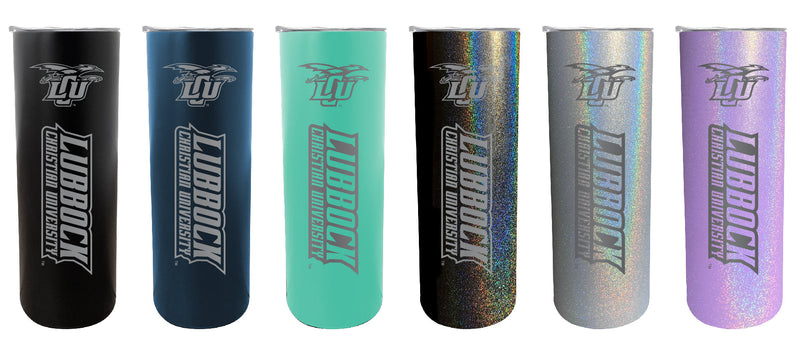 Lubbock Christian University Chaparral NCAA Laser-Engraved Tumbler - 16oz Stainless Steel Insulated Mug
