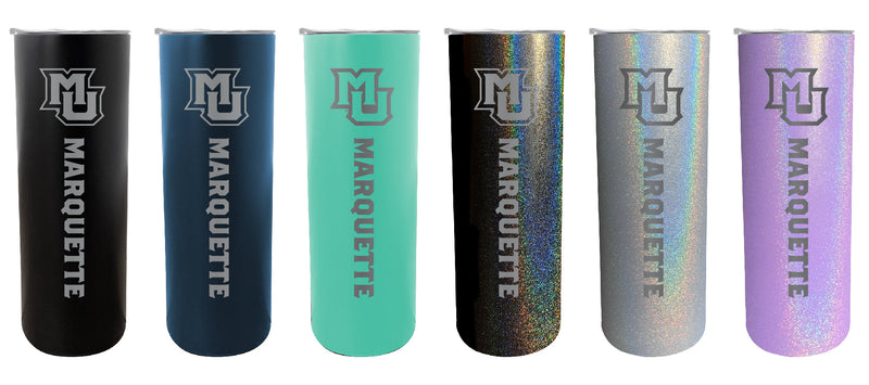 Marquette Golden Eagles NCAA Laser-Engraved Tumbler - 16oz Stainless Steel Insulated Mug