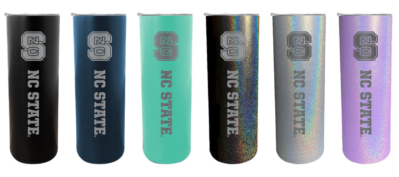 NC State Wolfpack NCAA Laser-Engraved Tumbler - 16oz Stainless Steel Insulated Mug