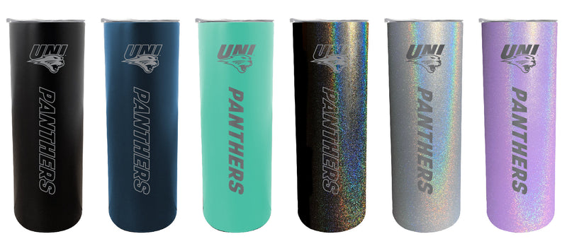 Northern Iowa Panthers NCAA Laser-Engraved Tumbler - 16oz Stainless Steel Insulated Mug