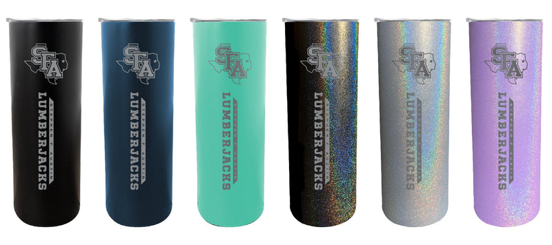 Stephen F. Austin State University NCAA Laser-Engraved Tumbler - 16oz Stainless Steel Insulated Mug