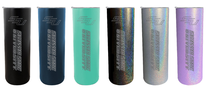 Savannah State University NCAA Laser-Engraved Tumbler - 16oz Stainless Steel Insulated Mug