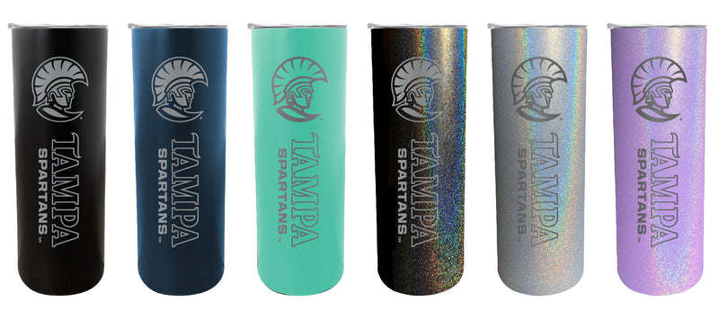 University of Tampa Spartans NCAA Laser-Engraved Tumbler - 16oz Stainless Steel Insulated Mug