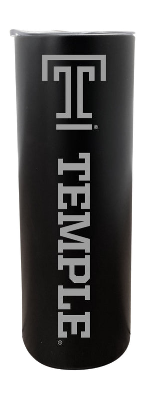 Temple University NCAA Laser-Engraved Tumbler - 16oz Stainless Steel Insulated Mug