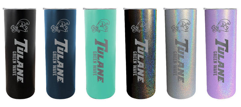 Tulane University Green Wave NCAA Laser-Engraved Tumbler - 16oz Stainless Steel Insulated Mug