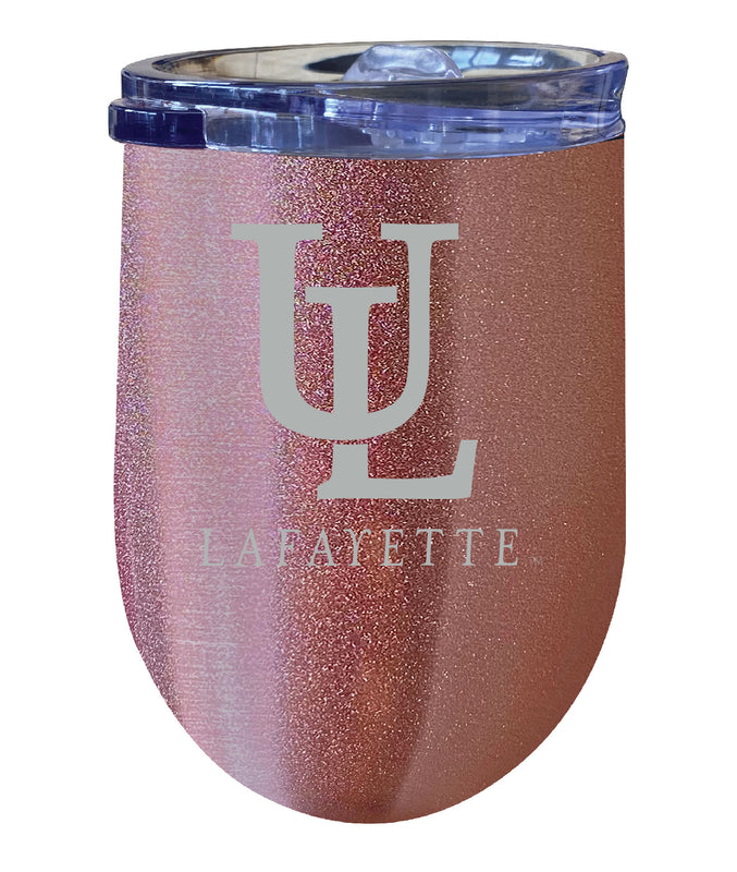 Louisiana at Lafayette 12oz Laser Etched Insulated Wine Stainless Steel Tumbler