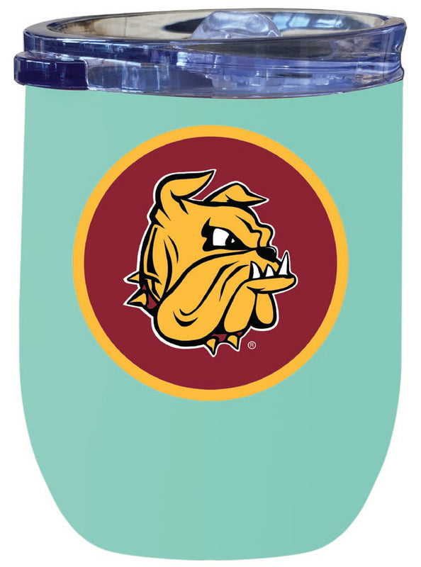 Minnesota Duluth Bulldogs 12 oz Insulated Wine Stainless Steel Tumbler Seafoam Officially Licensed Collegiate Product Seafoam