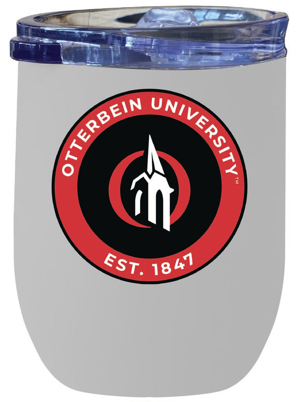Otterbein University 12 oz Insulated Wine Stainless Steel Tumbler White Officially Licensed Collegiate Product White