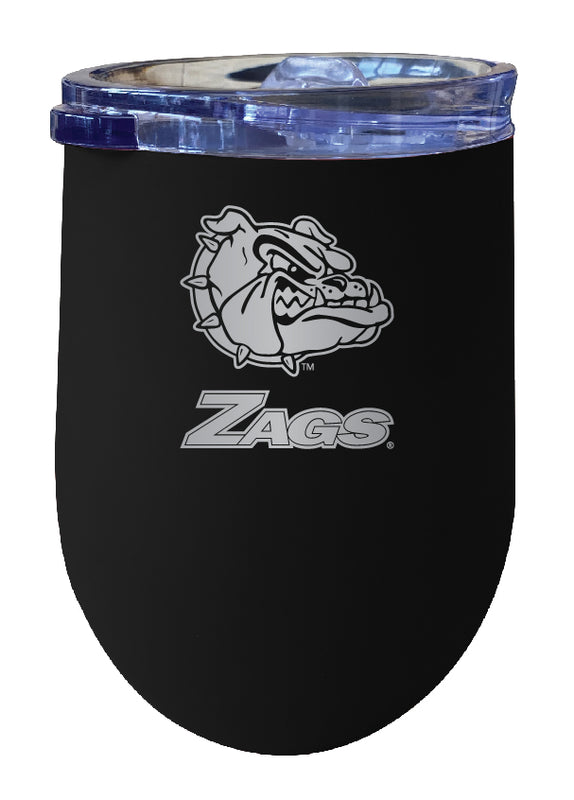 Gonzaga Bulldogs NCAA Laser-Etched Wine Tumbler - 12oz Stainless Steel Insulated Cup