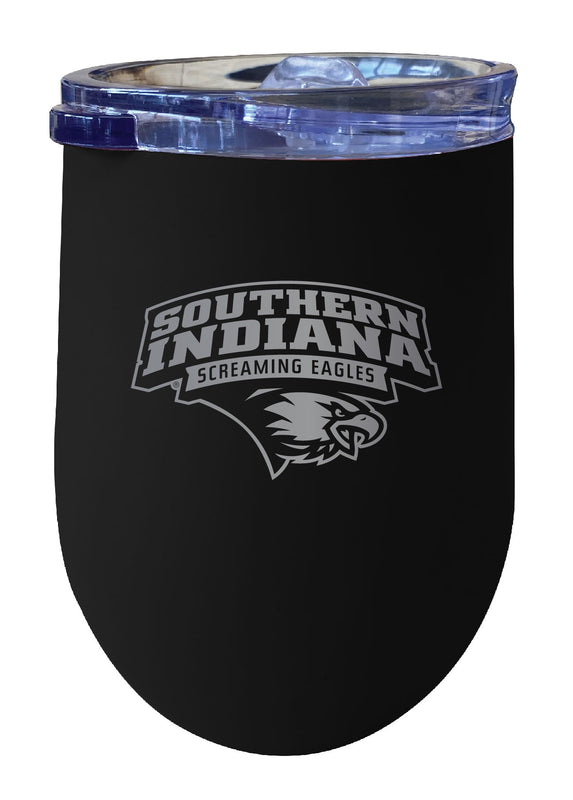 University of Southern Indiana 12 oz Engraved Insulated Wine Stainless Steel Tumbler Officially Licensed Collegiate Product