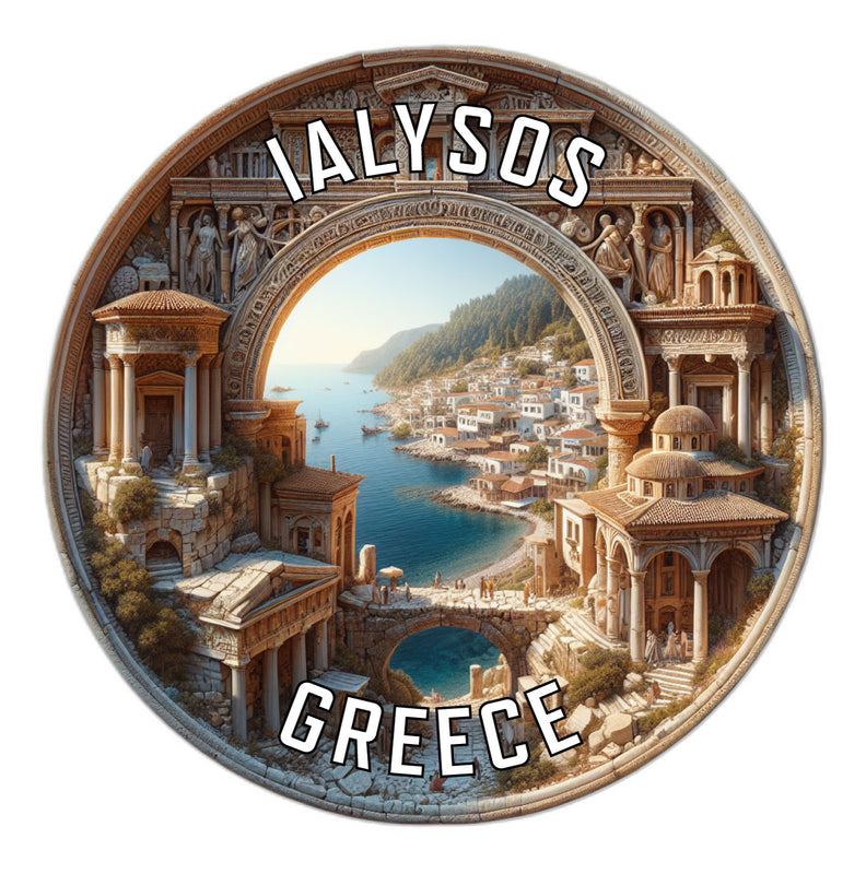 Ialysos Greece Souvenir Vinyl Decal Sticker 6-Inch