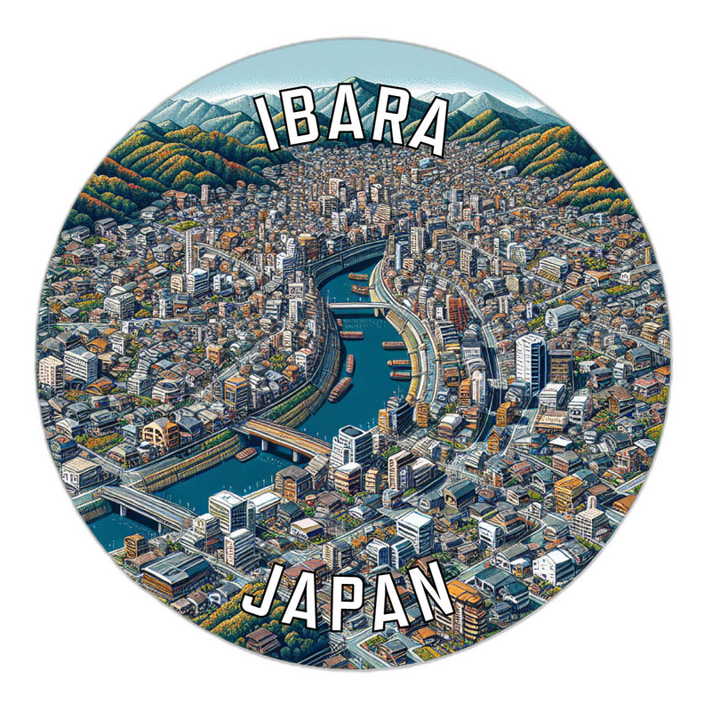 Ibara Japan Souvenir Vinyl Decal Sticker 6-Inch
