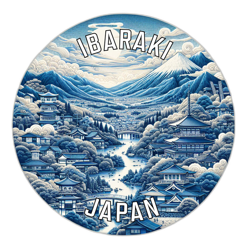 Ibaraki Japan Souvenir Vinyl Decal Sticker 3-Inch