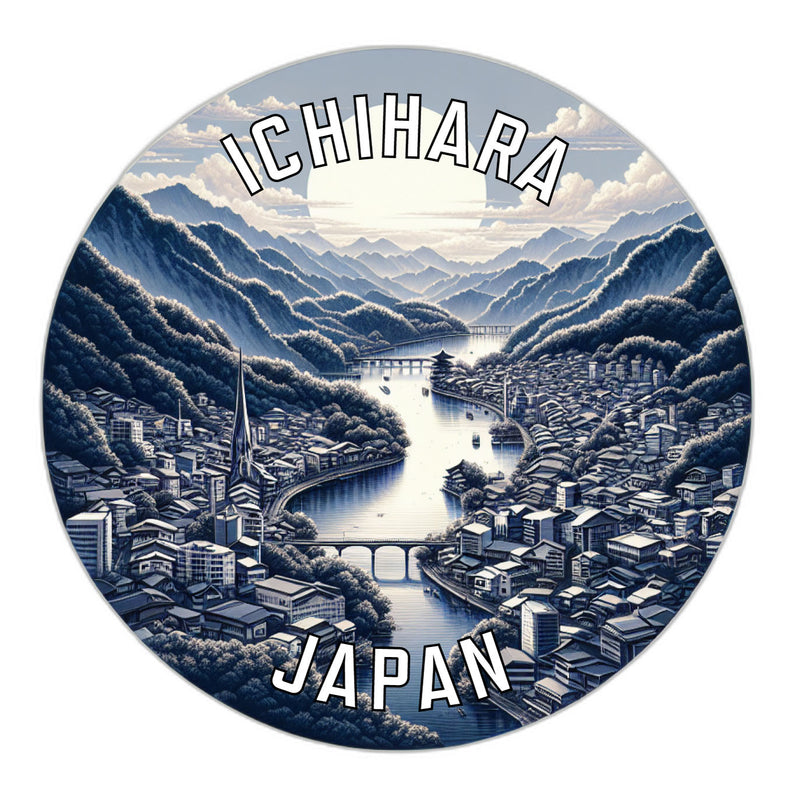 Ichihara Japan Souvenir Vinyl Decal Sticker 2-Inch