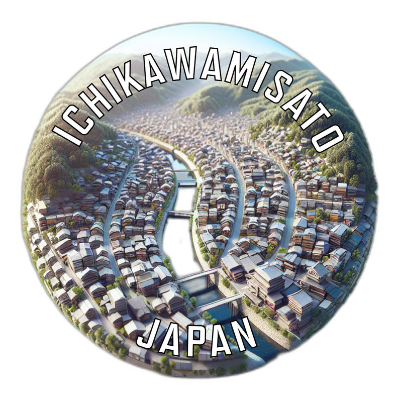 Ichikawamisato Japan Souvenir Vinyl Decal Sticker 2-Inch