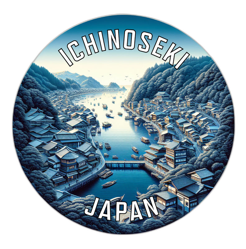 Ichinoseki Japan Souvenir Die Cut Flat Magnet 6-Inch