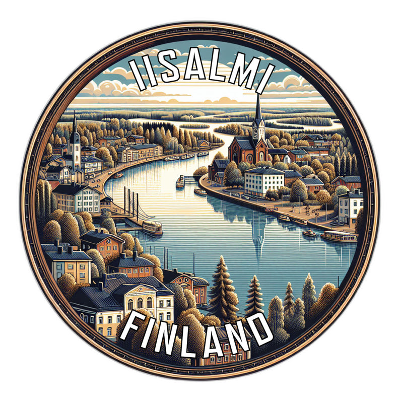 Iisalmi Finland Souvenir Vinyl Decal Sticker 2-Inch